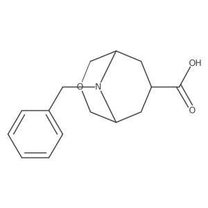 9-Benzyl-3-oxa-9-azabicyclo[3.3.1]nonane-7-carboxylicacid结构式