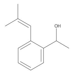 Benzenemethanol, I+/--methyl-2-(2-methyl-1-propen-1-yl)- Structure