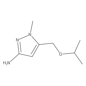 5-(isopropoxymethyl)-1-methyl-1H-pyrazol-3-amine Structure