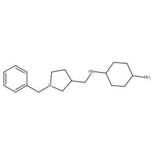 N1-((1-benzylpyrrolidin-3-yl)methyl)cyclohexane-1,4-diamine结构式
