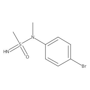 4-bromo-N-methyl-N-(methylsulfonimidoyl)aniline Structure