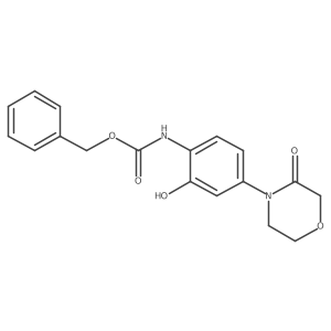 Benzyl (2-hydroxy-4-(3-oxomorpholino)phenyl)carbamate Structure