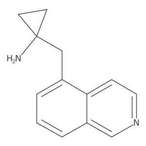 1-[(Isoquinolin-5-yl)methyl]cyclopropan-1-amine Structure
