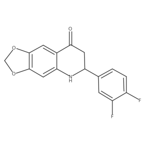 6-(3,4-Difluorophenyl)-6,7-dihydro-[1,3]dioxolo[4,5-G]quinolin-8(5H)-one Structure
