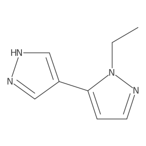 1-Ethyl-5-(1h-pyrazol-4-yl)-1h-pyrazole Structure