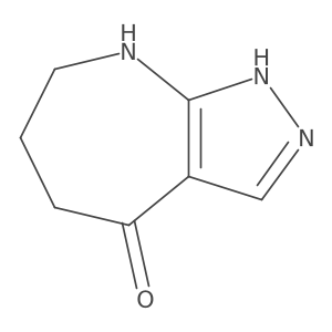 5,6,7,8-Tetrahydropyrazolo[3,4-b]azepin-4(1H)-one Structure