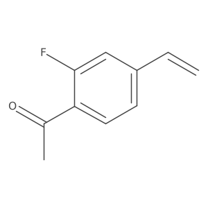 1-(4-Ethenyl-2-fluorophenyl)ethan-1-one Structure