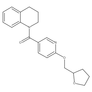 (3,4-dihydroquinolin-1(2H)-yl)(6-((tetrahydrofuran-2-yl)methoxy)pyridin-3-yl)methanone Structure