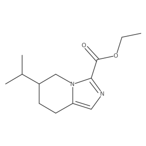 Ethyl 6-isopropyl-5,6,7,8-tetrahydroimidazo[1,5-a]pyridine-3-carboxylate Structure