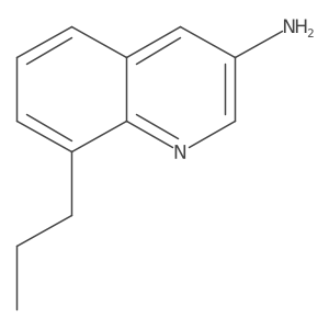8-Propylquinolin-3-amine结构式