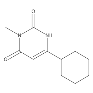 6-Cyclohexyl-3-methyl-1,2,3,4-tetrahydropyrimidine-2,4-dione Structure