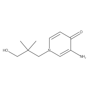 3-Amino-1-(3-hydroxy-2,2-dimethylpropyl)-1,4-dihydropyridin-4-one Structure