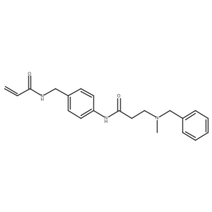 N-[(4-{3-[benzyl(methyl)amino]propanamido}phenyl)methyl]prop-2-enamide Structure
