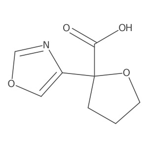 2-(1,3-Oxazol-4-yl)oxolane-2-carboxylic acid Structure