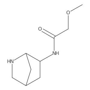 N-{2-azabicyclo[2.2.1]heptan-6-yl}-2-methoxyacetamide结构式