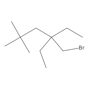 4-(Bromomethyl)-4-ethyl-2,2-dimethylhexane结构式