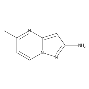 5-Methylpyrazolo[1,5-a]pyrimidin-2-amine结构式