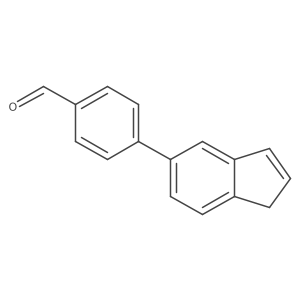 4-(1H-inden-5-yl)benzaldehyde Structure
