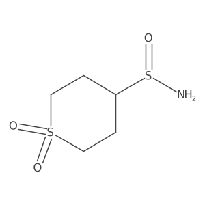 1,1-Dioxo-1lambda6-thiane-4-sulfinamide结构式