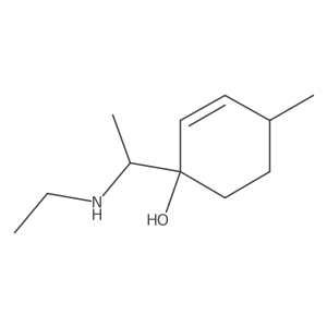 1-[1-(Ethylamino)ethyl]-4-methylcyclohex-2-en-1-ol Structure