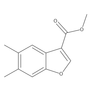 Methyl 5,6-dimethyl-1-benzofuran-3-carboxylate Structure