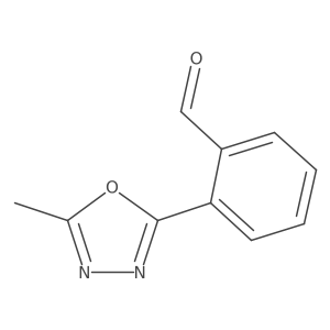 2-(5-Methyl-1,3,4-oxadiazol-2-yl)benzaldehyde Structure