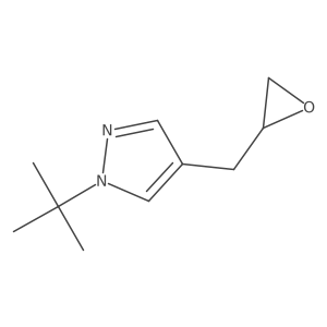1-tert-butyl-4-[(oxiran-2-yl)methyl]-1H-pyrazole结构式