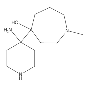 4-(4-Aminopiperidin-4-yl)-1-methylazepan-4-ol Structure