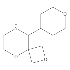 9-(Oxan-4-yl)-2,5-dioxa-8-azaspiro[3.5]nonane结构式