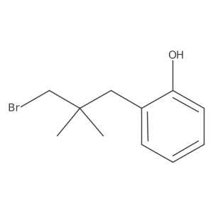 2-(3-Bromo-2,2-dimethylpropyl)phenol结构式