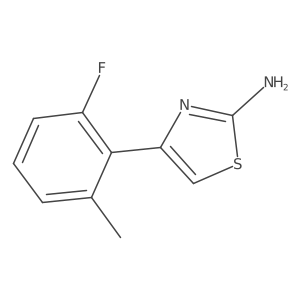 4-(2-Fluoro-6-methylphenyl)-1,3-thiazol-2-amine Structure