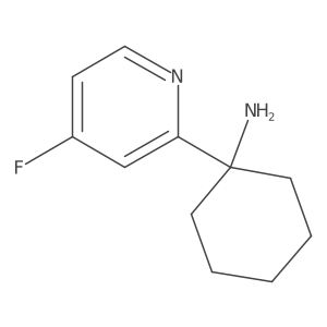 1-(4-Fluoropyridin-2-yl)cyclohexan-1-amine Structure