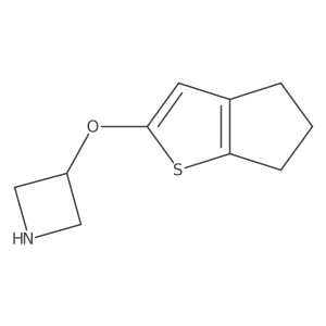 3-{4H,5H,6H-cyclopenta[b]thiophen-2-yloxy}azetidine Structure