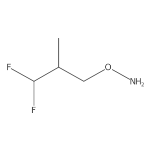 O-(3,3-difluoro-2-methylpropyl)hydroxylamine结构式