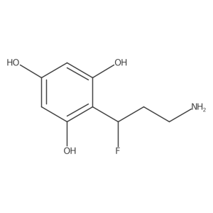 2-(3-Amino-1-fluoropropyl)benzene-1,3,5-triol Structure