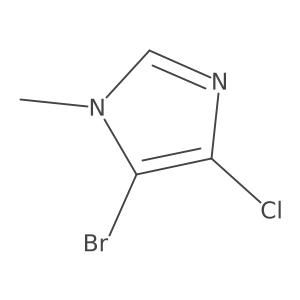 5-bromo-4-chloro-1-methyl-1H-imidazole结构式