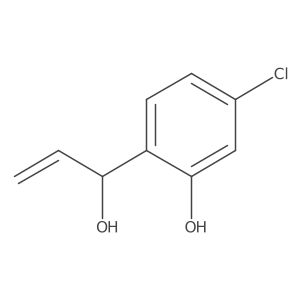 5-Chloro-2-(1-hydroxyprop-2-en-1-yl)phenol Structure