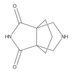 3,7-Diazatricyclo[3.3.3.0,1,5]undecane-2,4-dione Structure