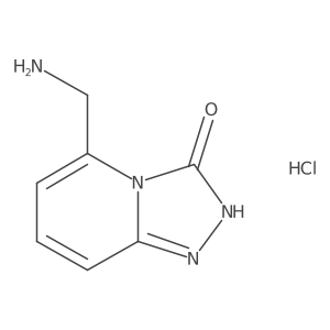 5-(Aminomethyl)-[1,2,4]triazolo[4,3-a]pyridin-3(2H)-one Hydrochloride Structure