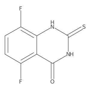 5,8-Difluoro-2-mercaptoquinazolin-4(3H)-one Structure