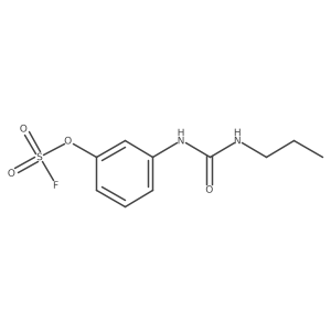 3-[(Propylcarbamoyl)amino]phenyl sulfurofluoridate Structure
