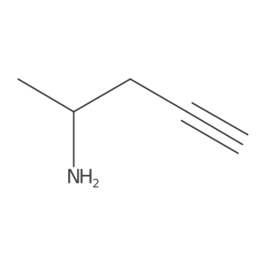 (2R)-pent-4-yn-2-amine Structure
