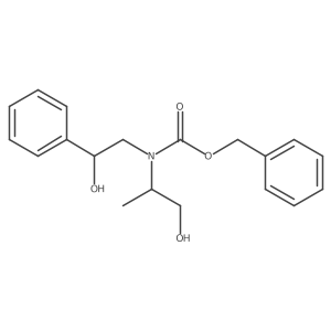 benzyl N-(2-hydroxy-2-phenylethyl)-N-(1-hydroxypropan-2-yl)carbamate Structure