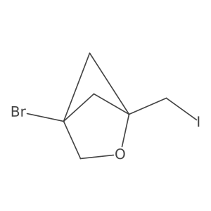 4-Bromo-1-(iodomethyl)-2-oxabicyclo[2.1.1]hexane Structure