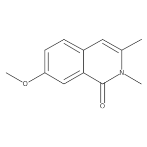 COc1ccc2cc(C)n(C)c(=O)c2c1结构式