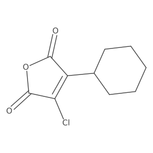 3-Chloro-4-cyclohexyl-2,5-dihydrofuran-2,5-dione Structure