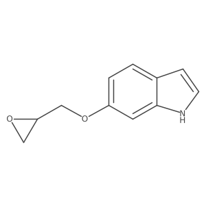 6-[(oxiran-2-yl)methoxy]-1H-indole结构式