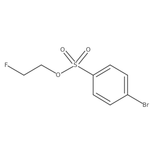 2-Fluoroethyl 4-bromobenzenesulfonate结构式