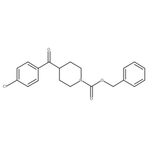 4-(4-Chlorobenzoyl)piperidine-1-carboxylic Acid Benzyl Ester Structure