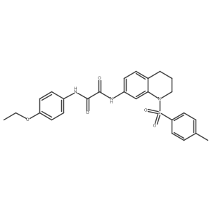 N1-(4-ethoxyphenyl)-N2-(1-tosyl-1,2,3,4-tetrahydroquinolin-7-yl)oxalamide Structure